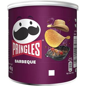 چیپس پرینگلز 40گرمی با طعم های :باربیکیو و کچاپ