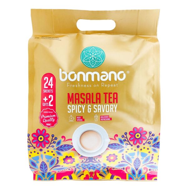 چای ماسالا بن مانو 24 ساشه ای (bonmano) 480 گرم